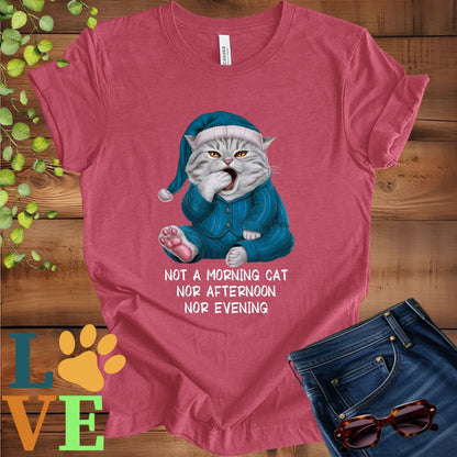 Yawning American Shorthair Tee