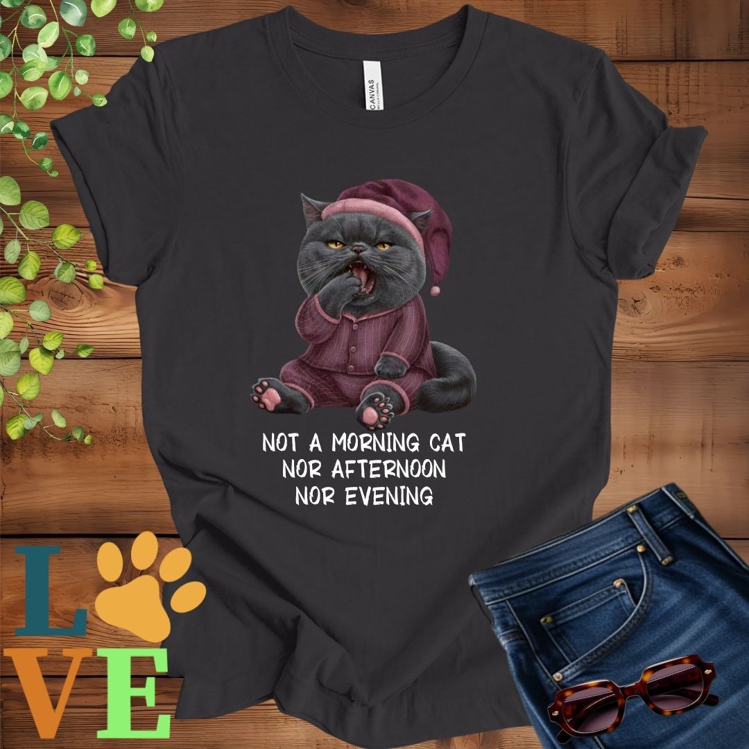 Yawning British Shorthair (Gray) Tee