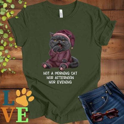 Yawning British Shorthair (Gray) Tee