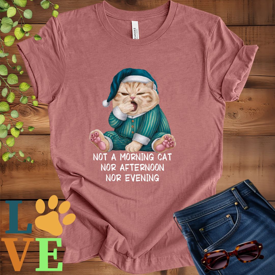 Yawning British Shorthair Tee