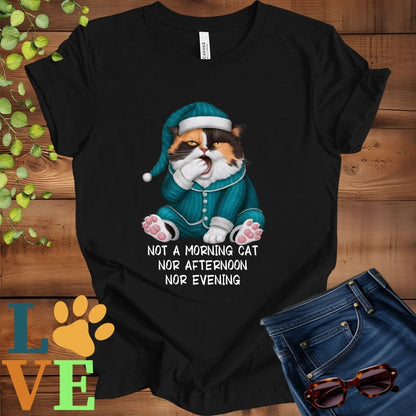 Yawning Calico Cat Tee
