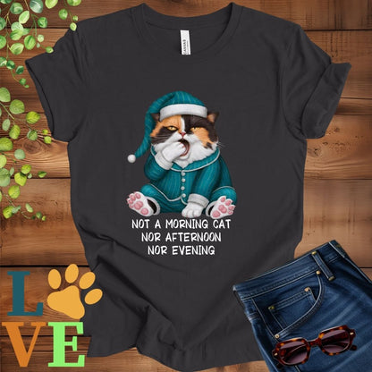 Yawning Calico Cat Tee