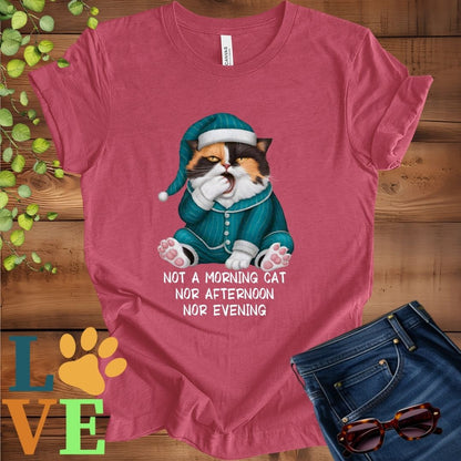 Yawning Calico Cat Tee