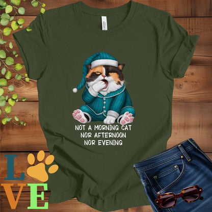 Yawning Calico Cat Tee