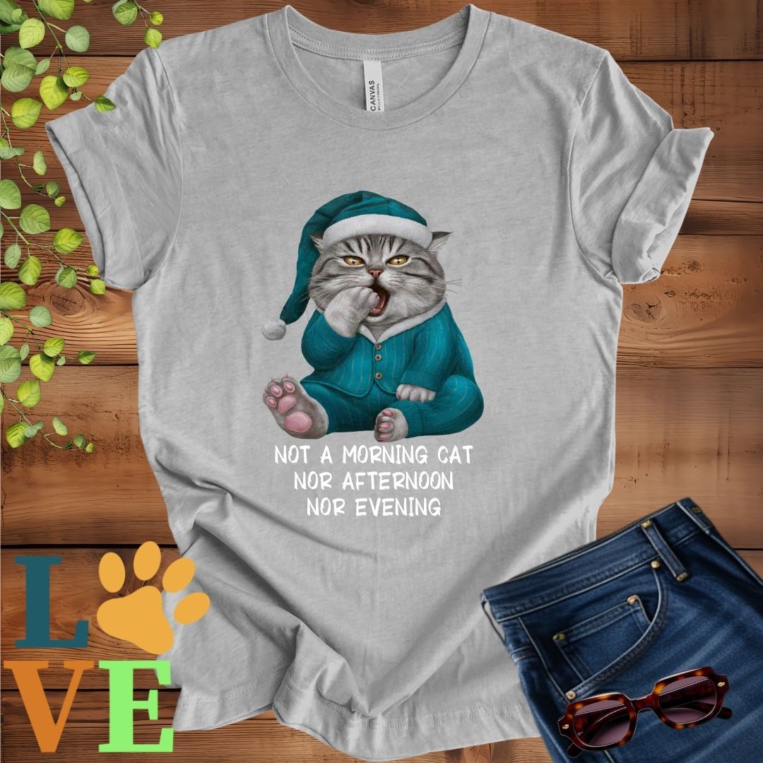 Yawning Tabby Cat Tee