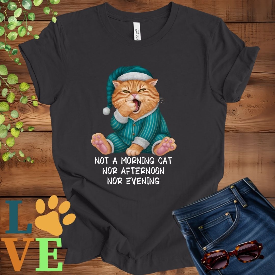 Yawning Ginger Cat Tee
