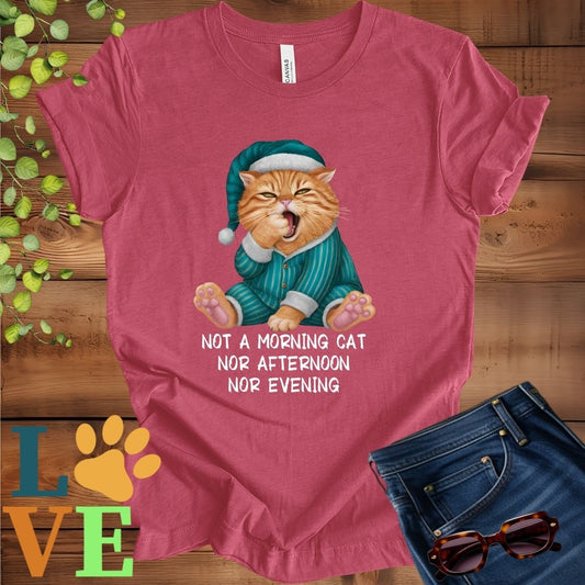 Yawning Ginger Cat Tee