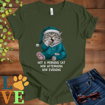 Yawning Tabby Cat Tee
