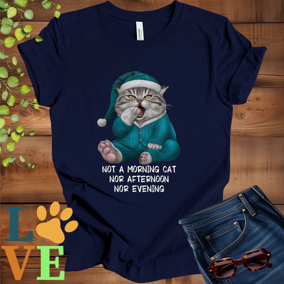 Yawning Tabby Cat Tee