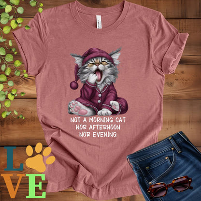 Yawning Maine Coon Tee
