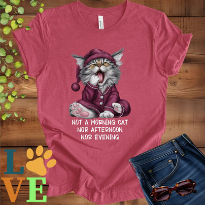 Yawning Maine Coon Tee