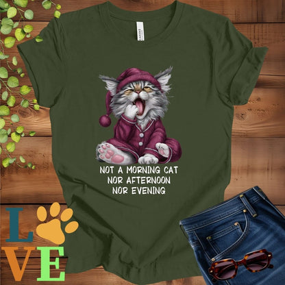 Yawning Maine Coon Tee