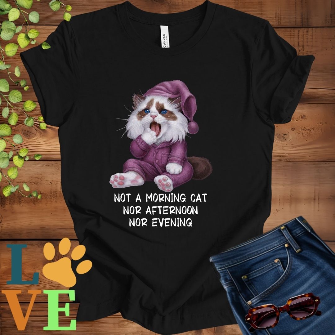 Yawning Ragdoll Tee