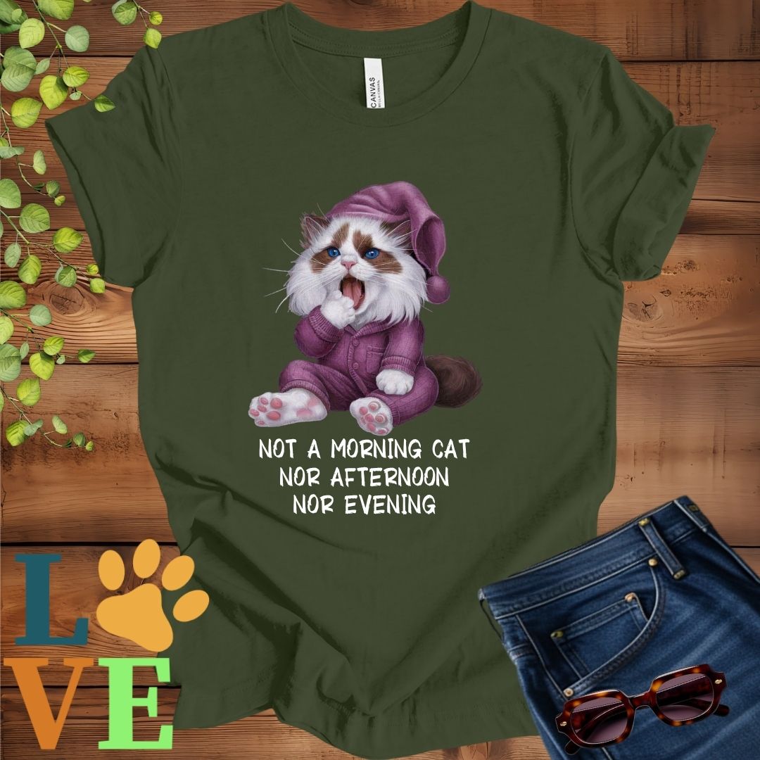 Yawning Ragdoll Tee