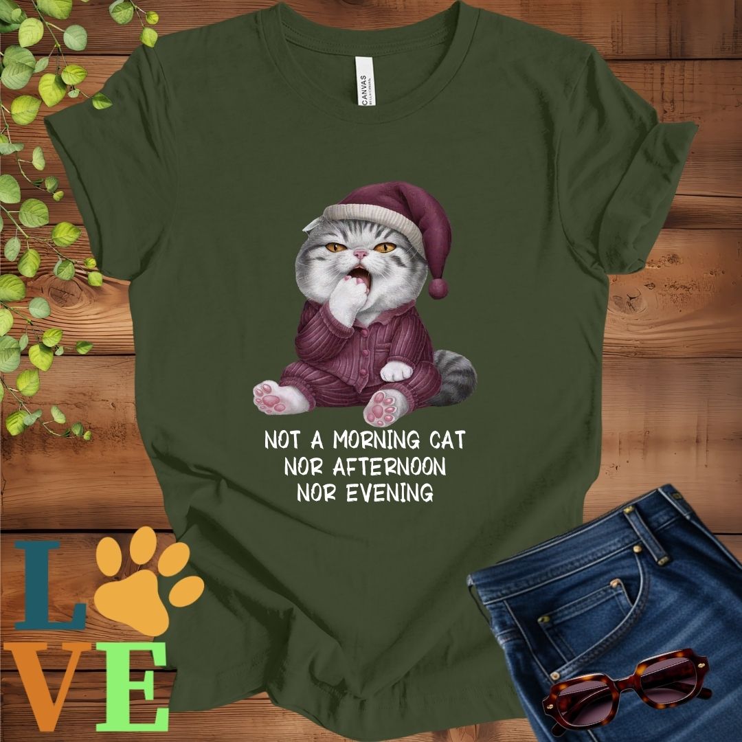 Yawning Scottish Fold Tee